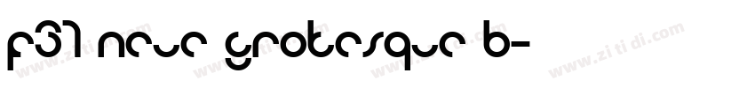 F37 Neue Grotesque B字体转换